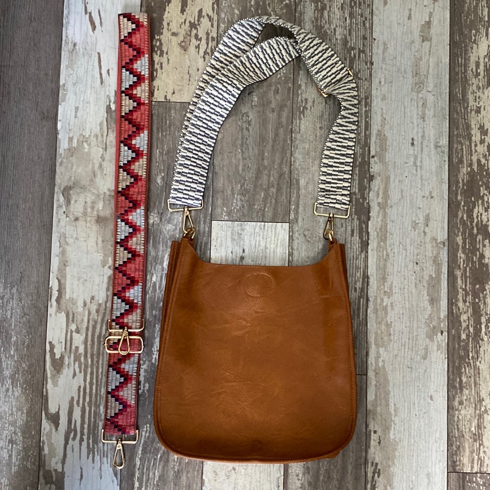 NWOT Crossbody Messenger Style Bag with Interchangeable Straps